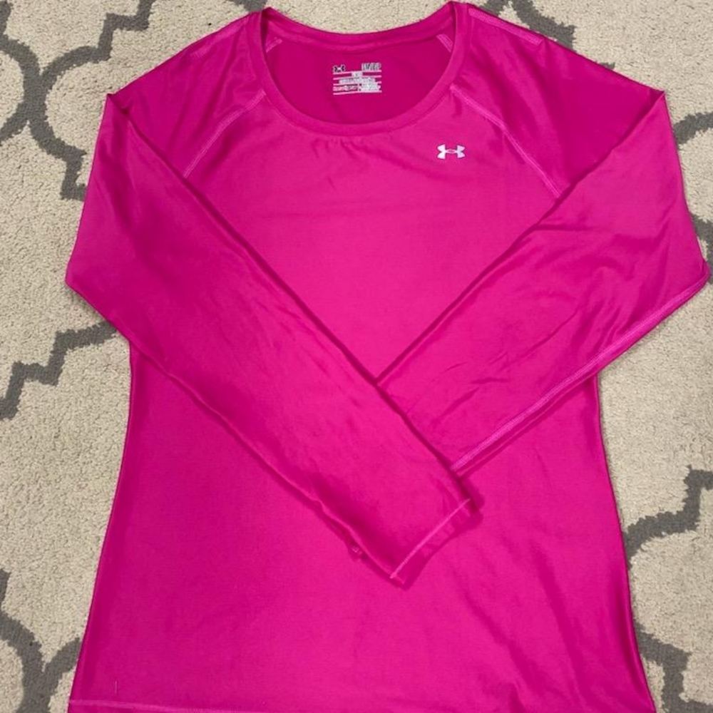 Pink Under Armour long sleeve